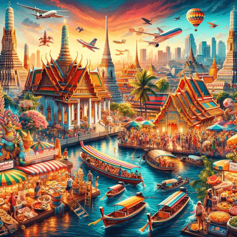 co zobaczyć w bangkoku - targi, wiezowce i historia