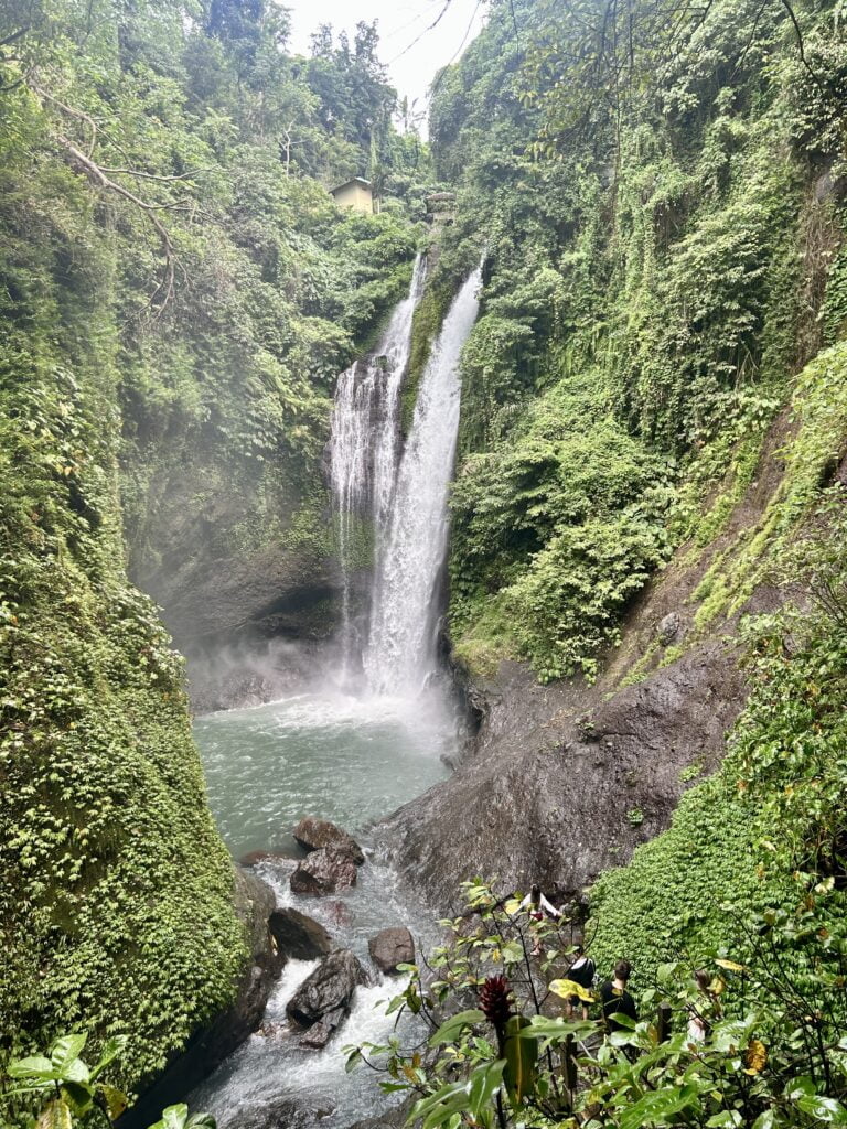 Aling Aling na Bali poczuj adrenalinę skacząc do wodospadów 3 wielki wodospad na Bali w parku Aling Aling