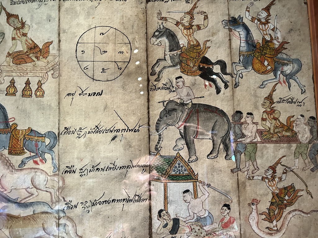 Jim Thompson House - klimatyczne miejsce w Bangkoku 4 rysunki w muzeum jim thompson house