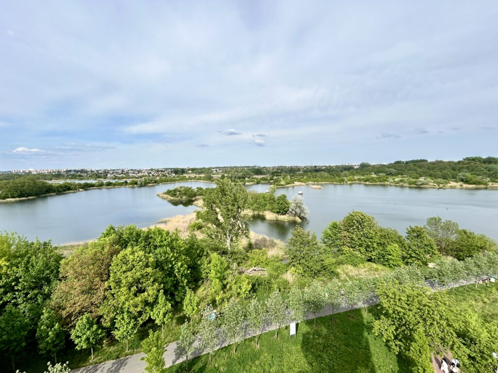 Szachty Poznań.- widok z wieży widokowej na miasto