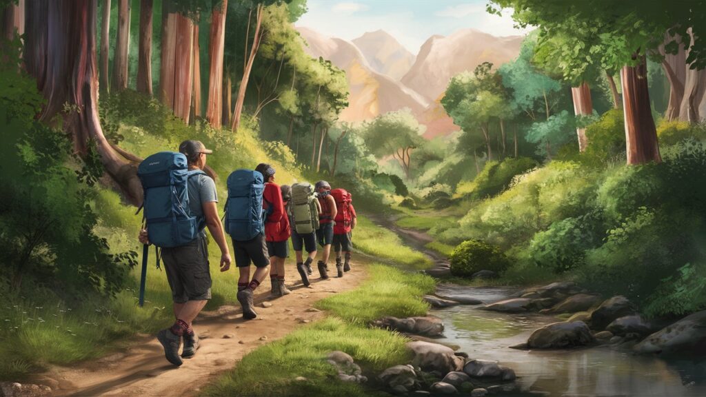 Trekking w dżungli - niezapomniana przygoda w Tajlandii 1 grupa wybrała sie an trekking w Tajlandii