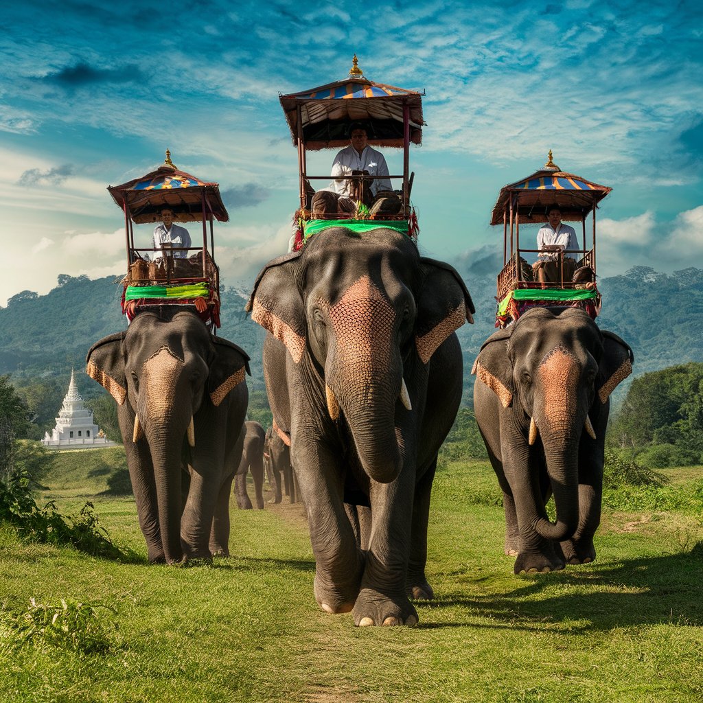 słonie w Tajlandii - czy warto na nich jeździć 