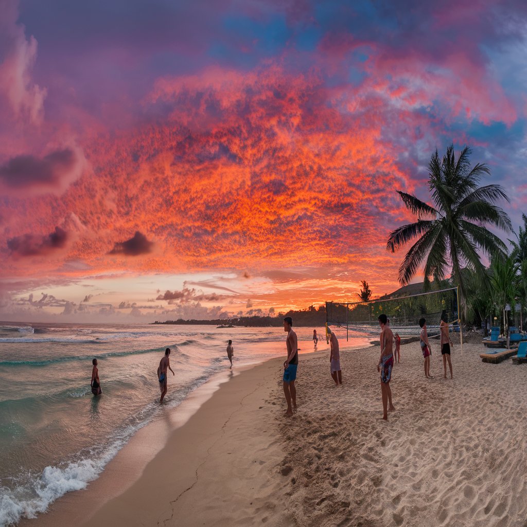zachód słońca na Bali