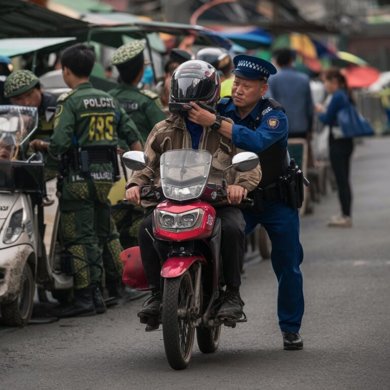 czego nie wolno robić w Tajlandii - jeżdżenie bez kasku i prawa jazdy