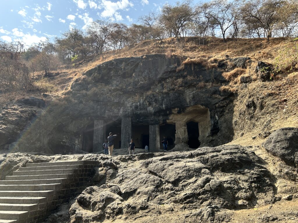 jaskinie elefanta z zewnątrz Mumbaj