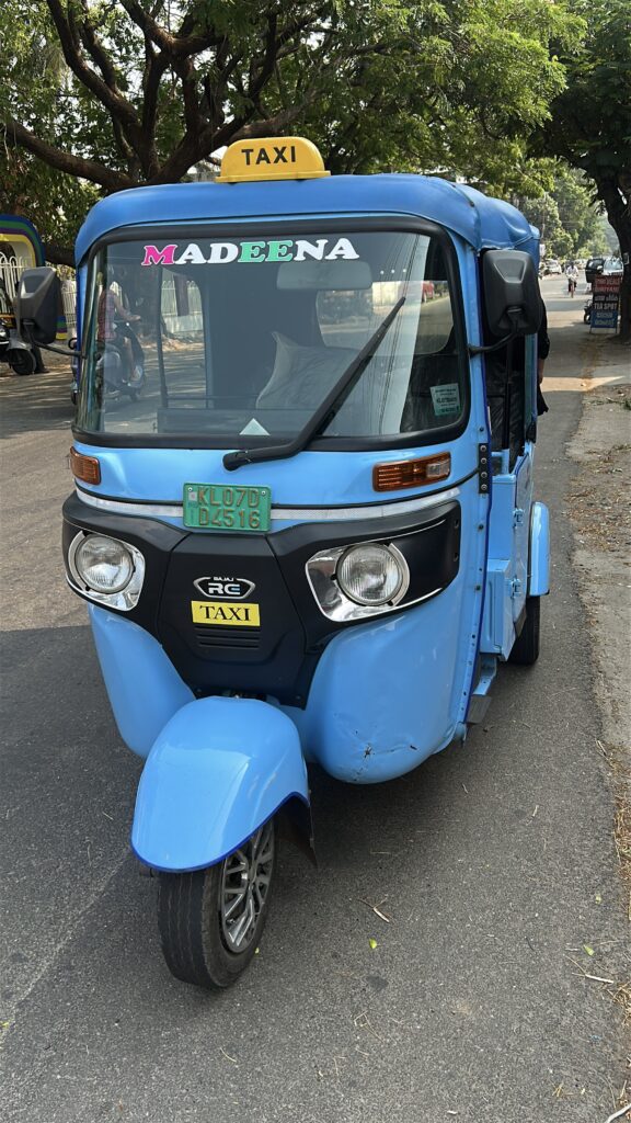 Kolory tuktuków w Indiach - co oznaczają? 3 kolory tuktuków - niebieski tuktuk to elektryczny