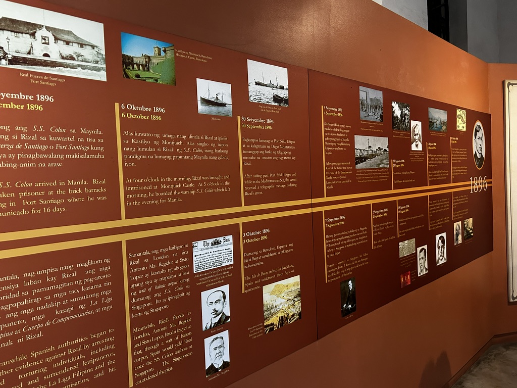 Jose Rizal  w forcie Santiago