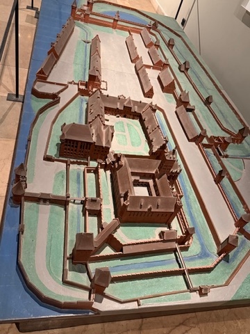 Mini makieta zamku w Malborku 